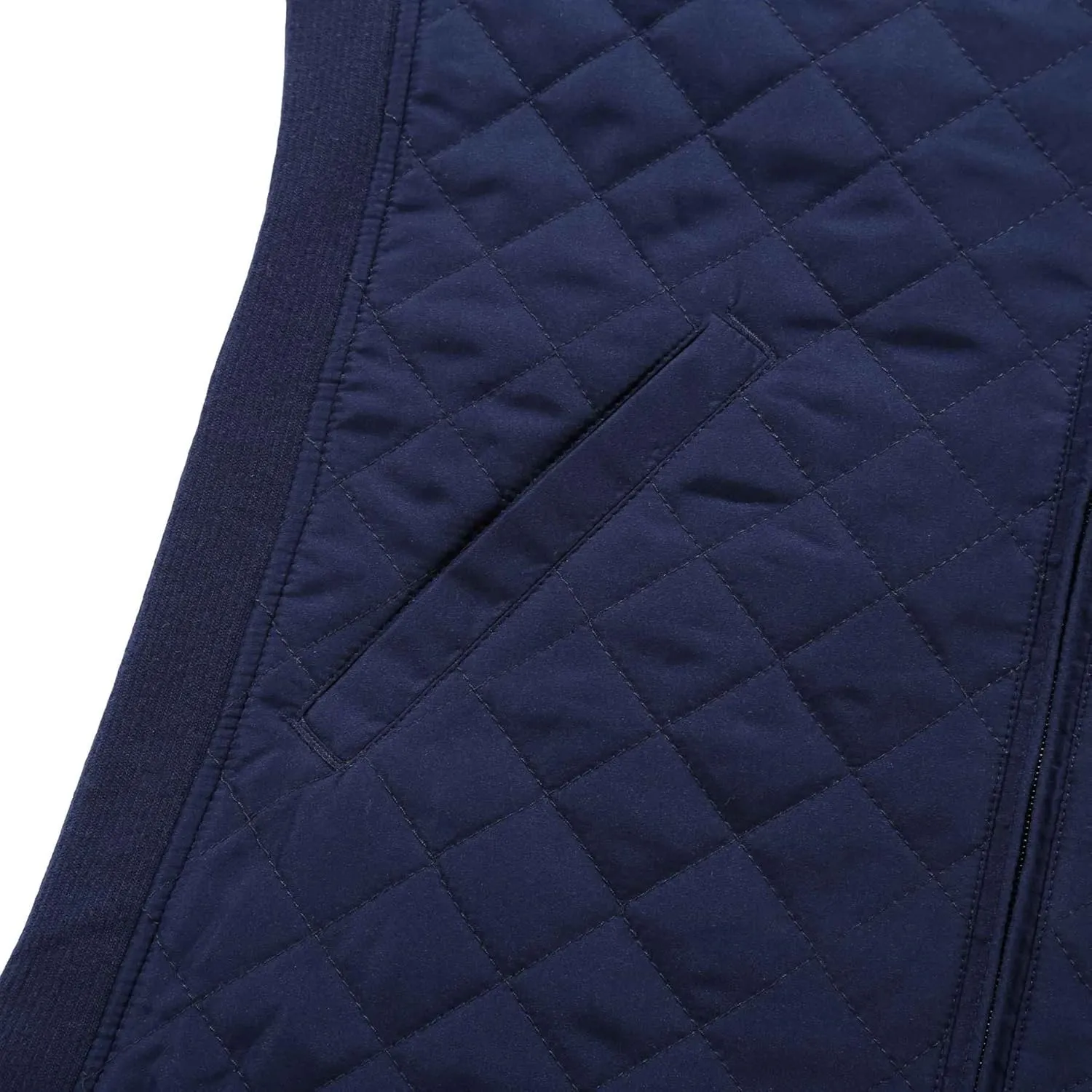 Bienzoe Women Quilted Casual Vest: Lightweight Packable Sleeveless Jacket