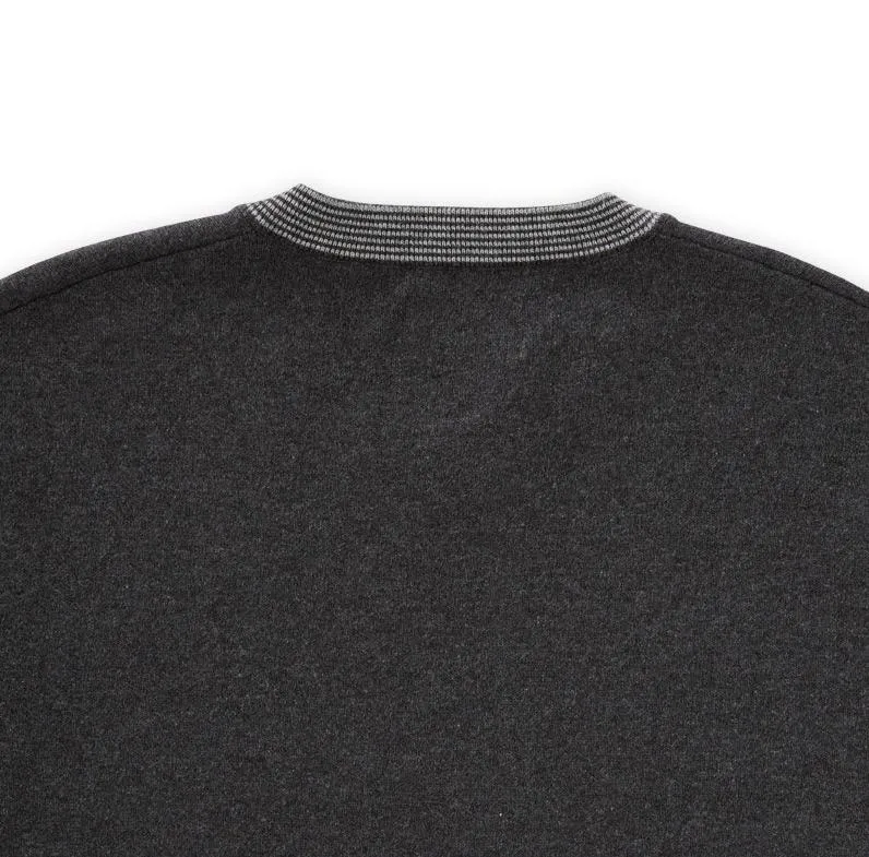 COTTON CASHMERE V-NECK GOLF SWEATER