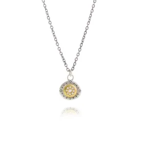 CZ Seeds Of Harmony Charm Necklace