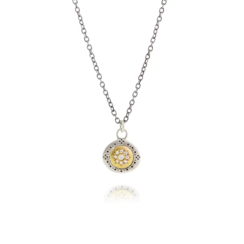 CZ Seeds Of Harmony Charm Necklace