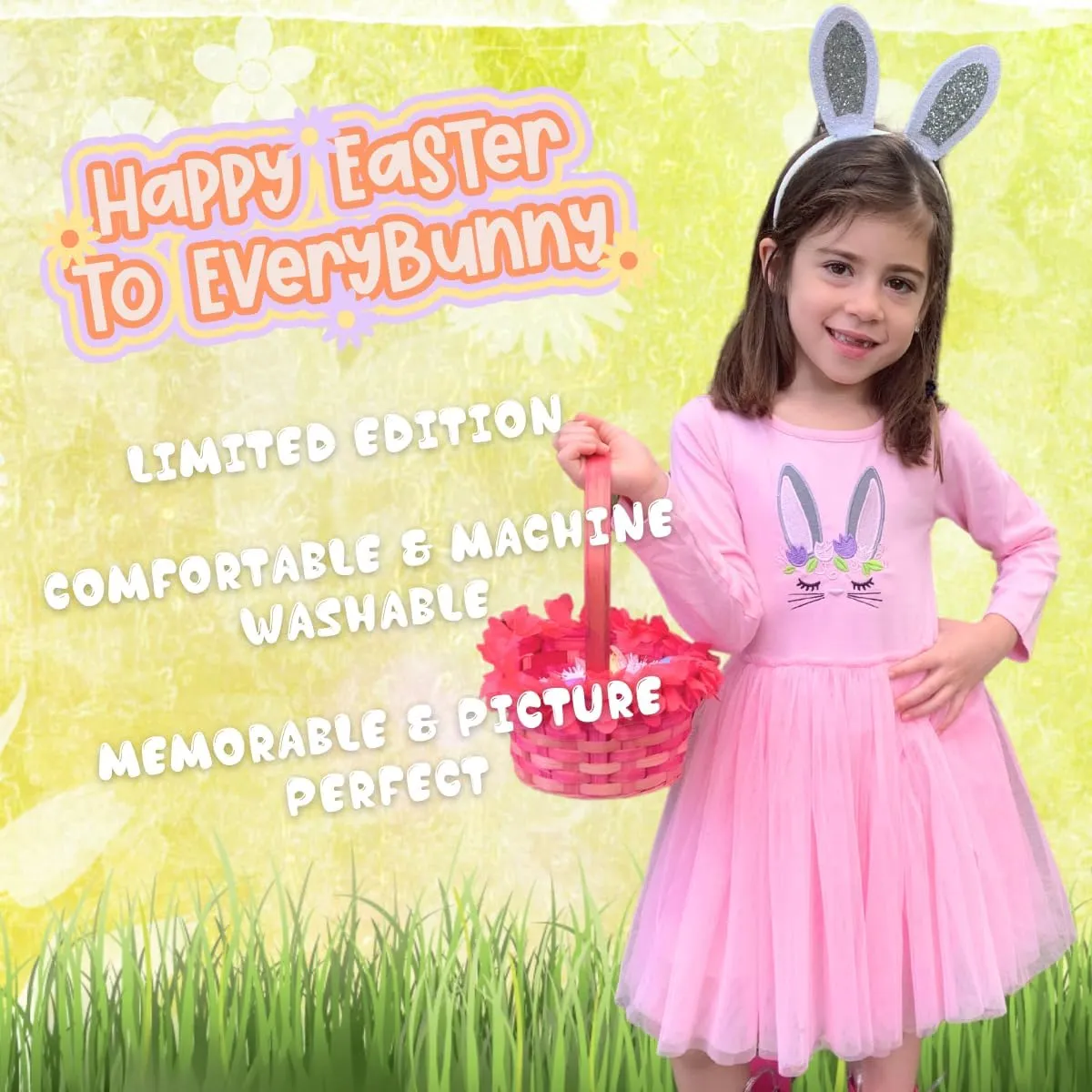 Girls Long Sleeve Tulle Tutu Dresses for Kid and Toddler
