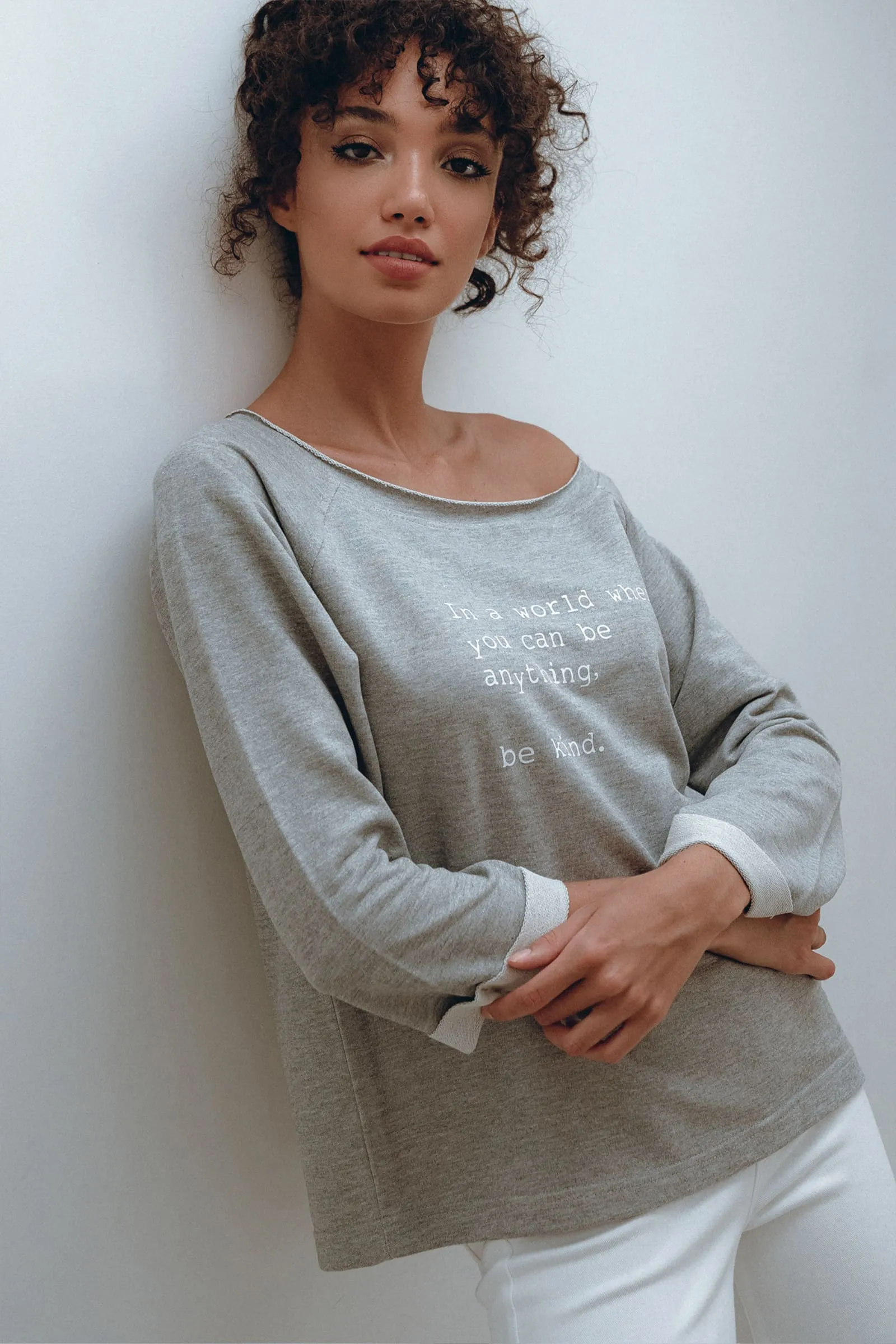 "Be Kind" At Home Sweater