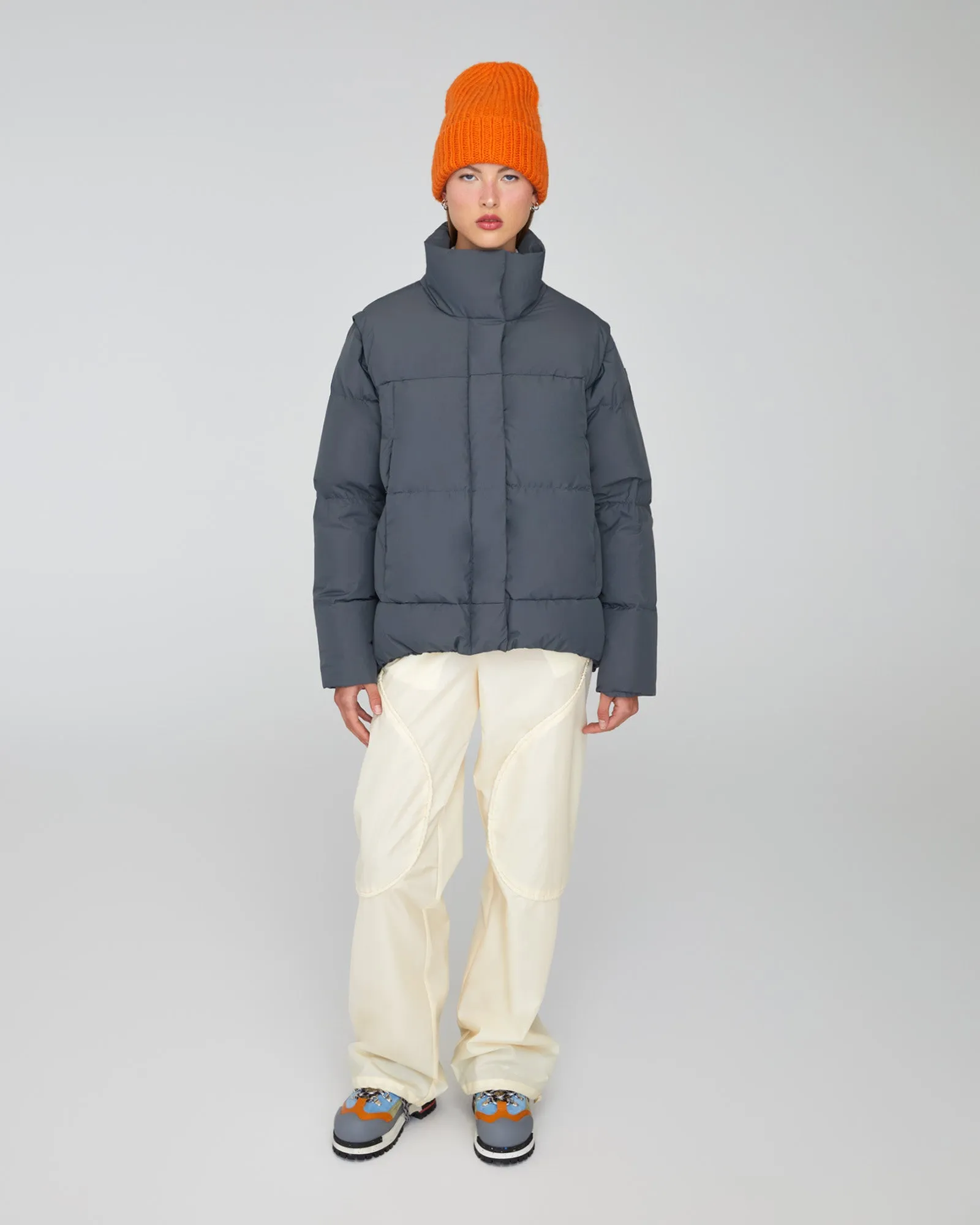 ROBIN | Convertible Down Puffer Vest/Jacket
