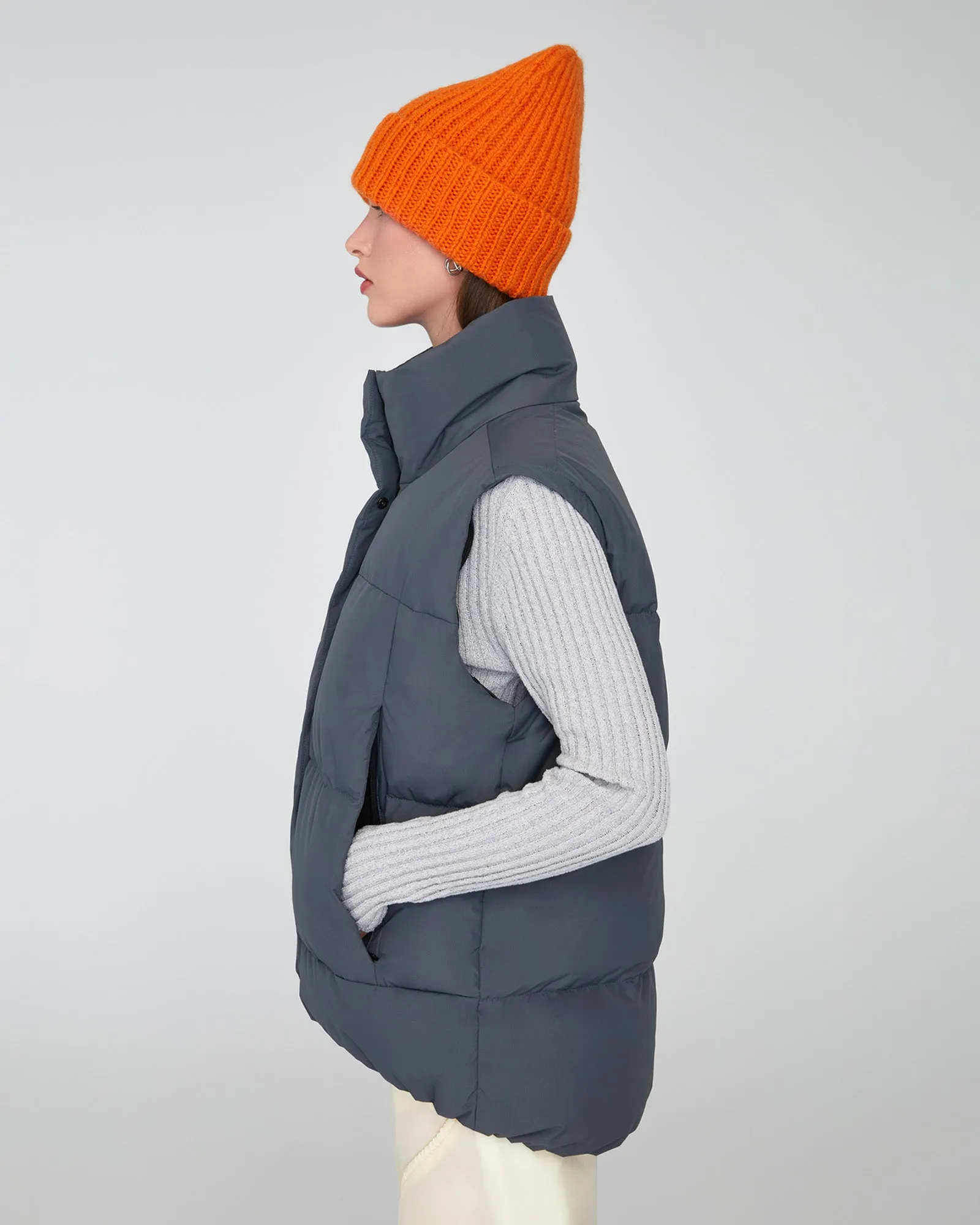 ROBIN | Convertible Down Puffer Vest/Jacket