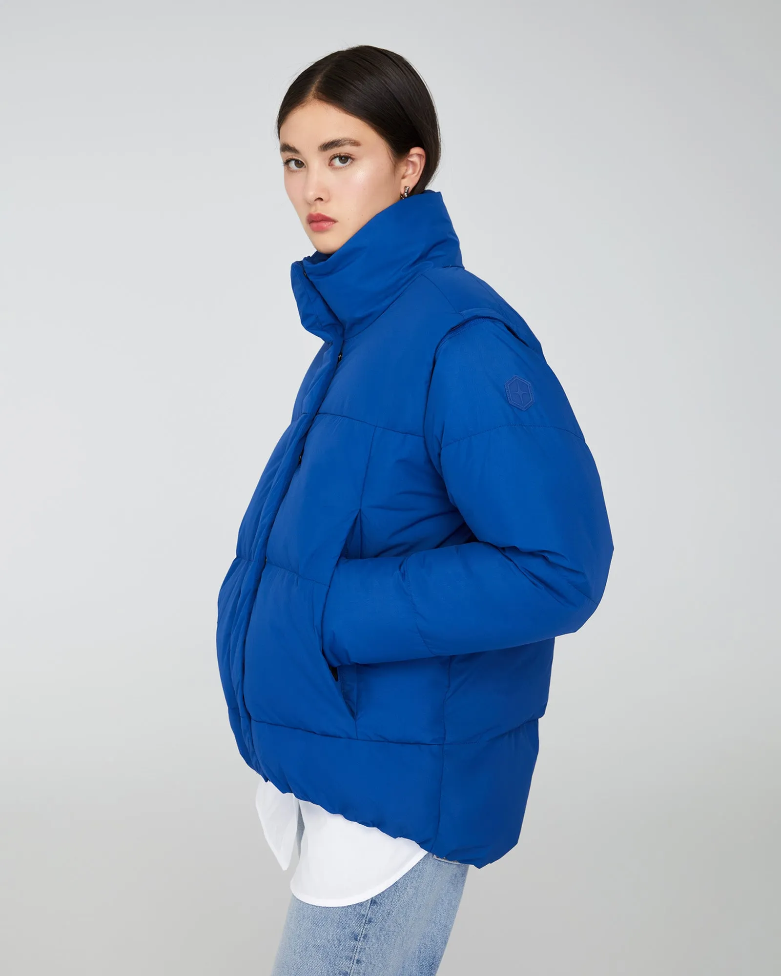 ROBIN | Convertible Down Puffer Vest/Jacket