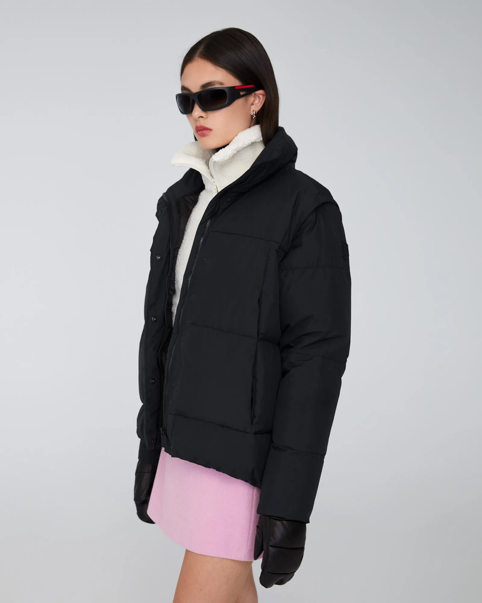 ROBIN | Convertible Down Puffer Vest/Jacket