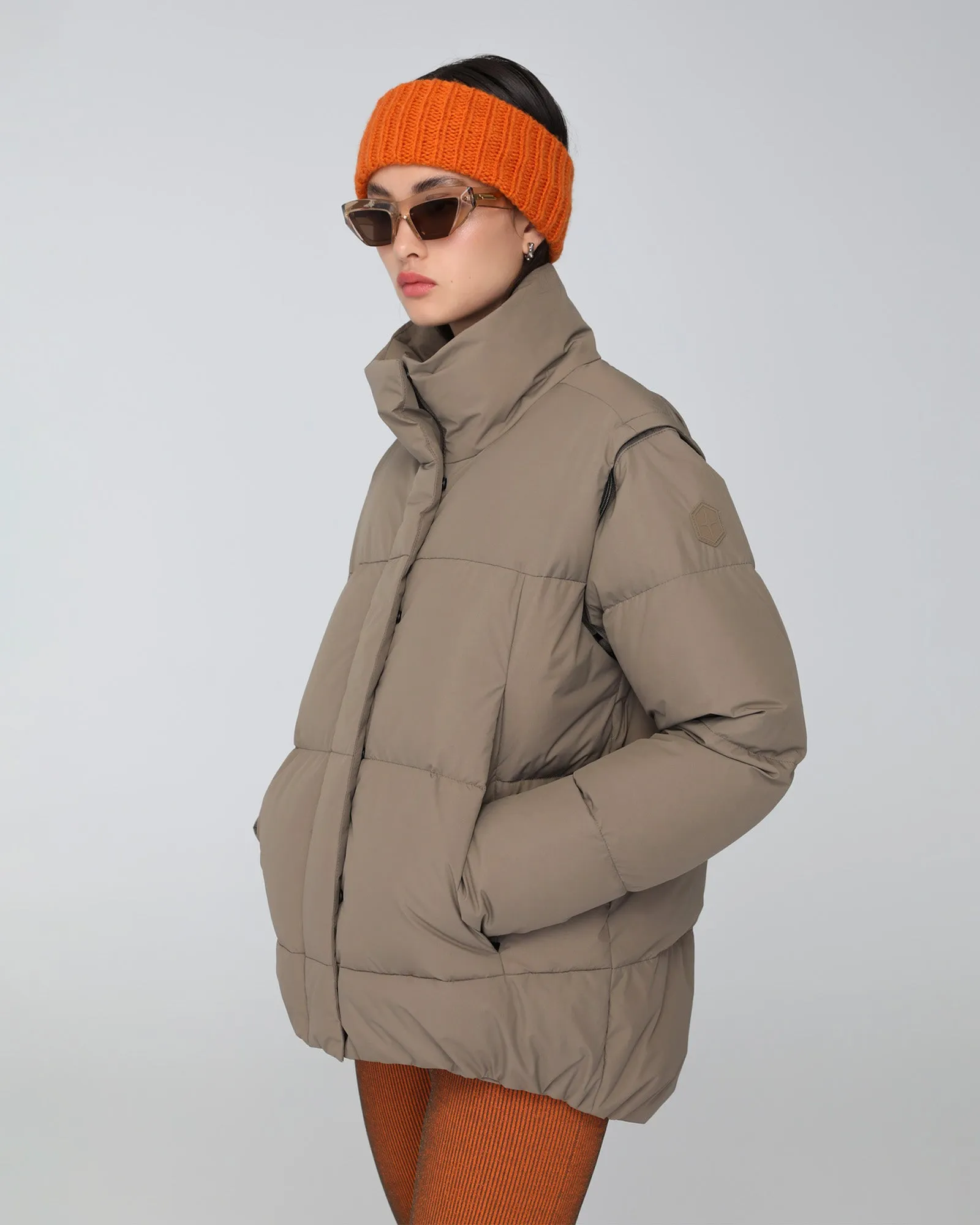 ROBIN | Convertible Down Puffer Vest/Jacket