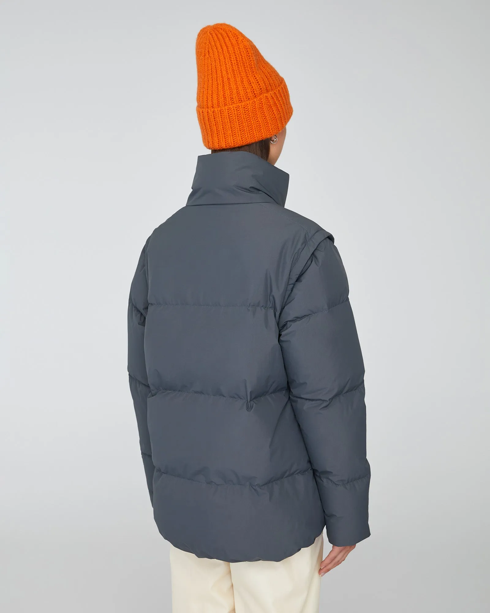 ROBIN | Convertible Down Puffer Vest/Jacket