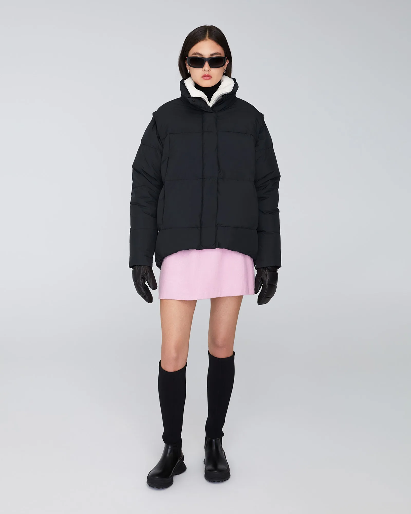 ROBIN | Convertible Down Puffer Vest/Jacket
