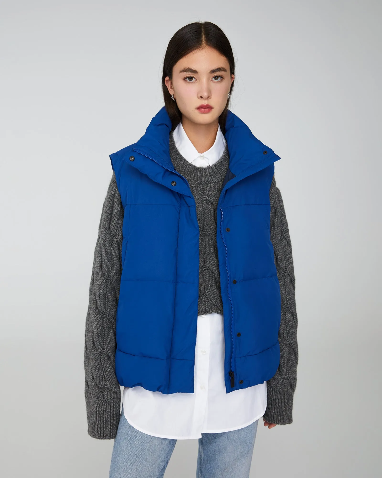 ROBIN | Convertible Down Puffer Vest/Jacket