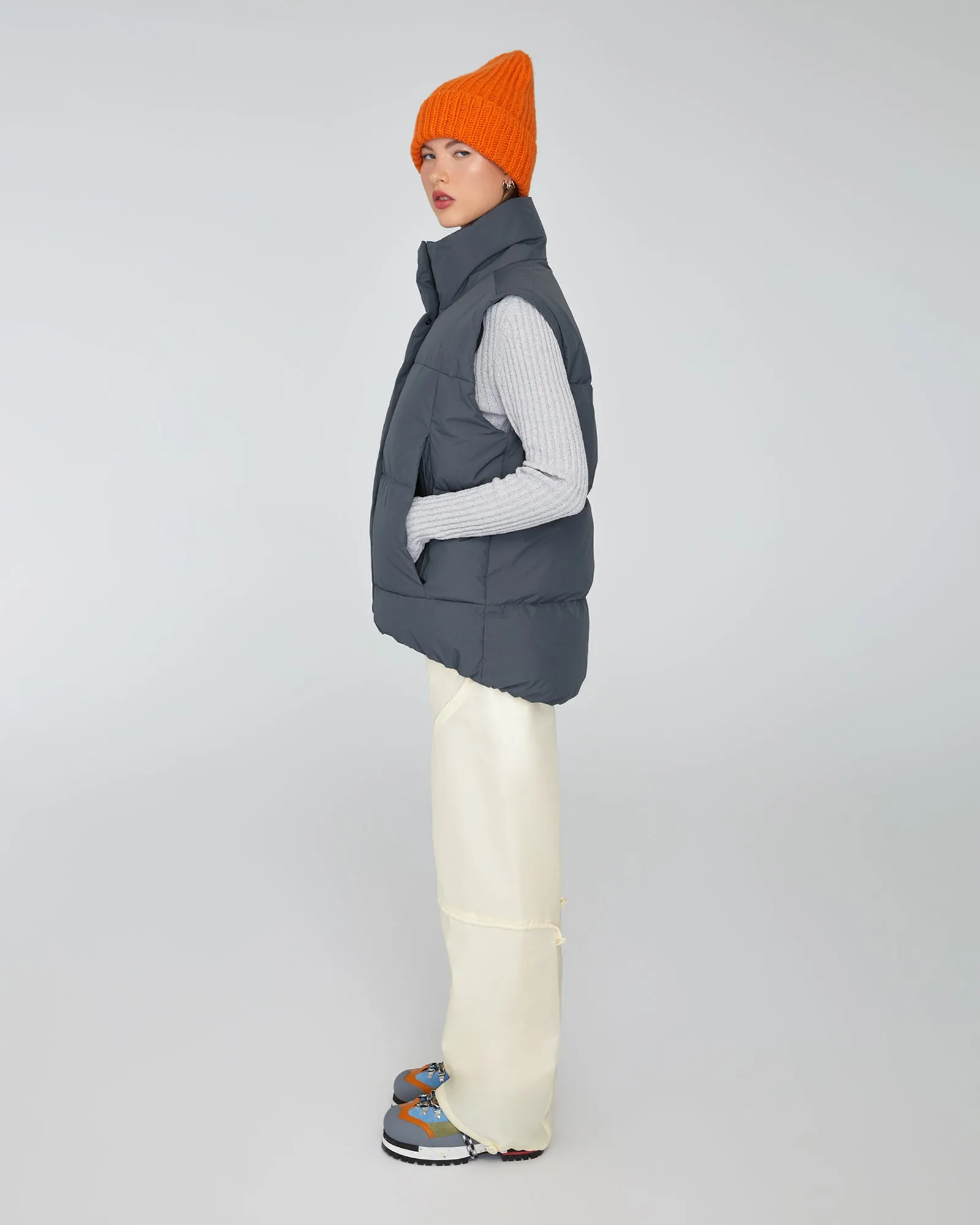 ROBIN | Convertible Down Puffer Vest/Jacket