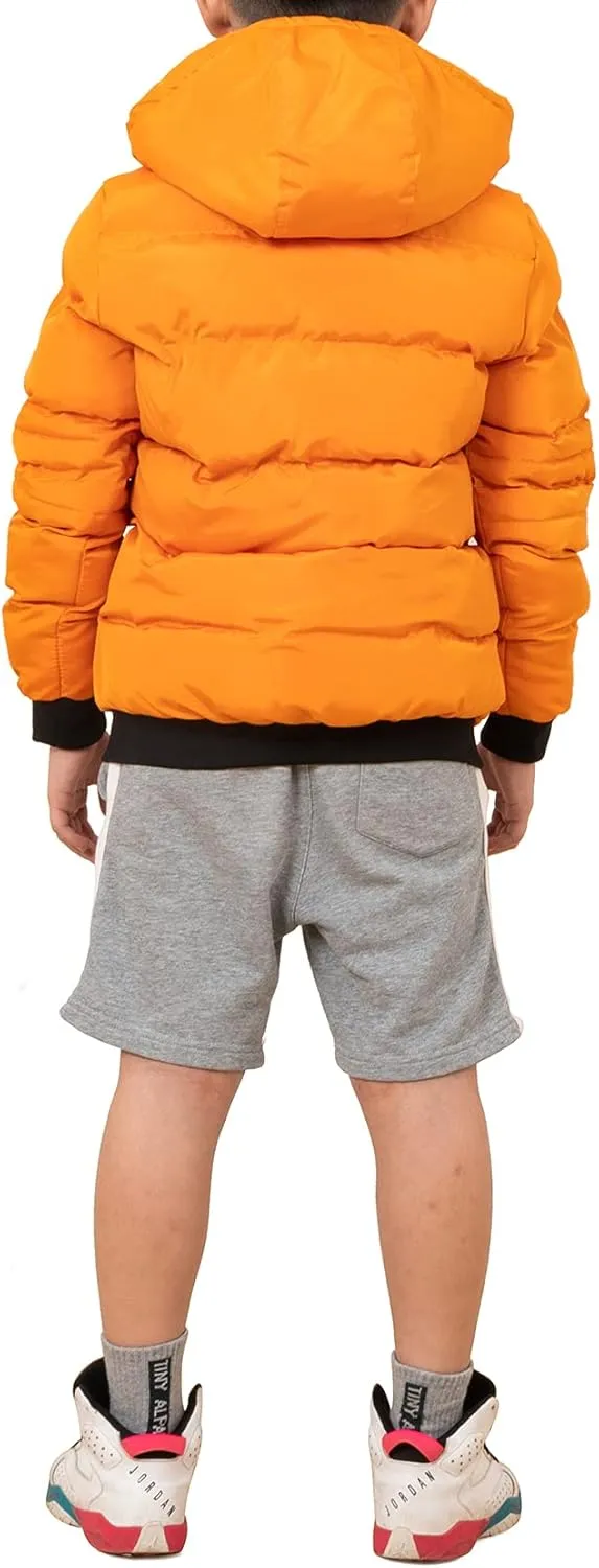 SNOW DREAMS Boys Spring Winter Coat Waterproof Puffer Fall Jacket Hooded Warm for Kids Outerwear Parka