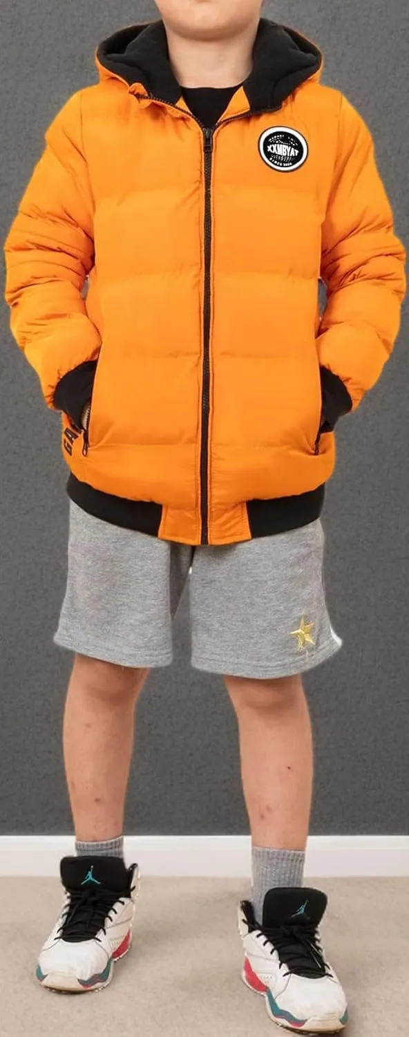 SNOW DREAMS Boys Spring Winter Coat Waterproof Puffer Fall Jacket Hooded Warm for Kids Outerwear Parka