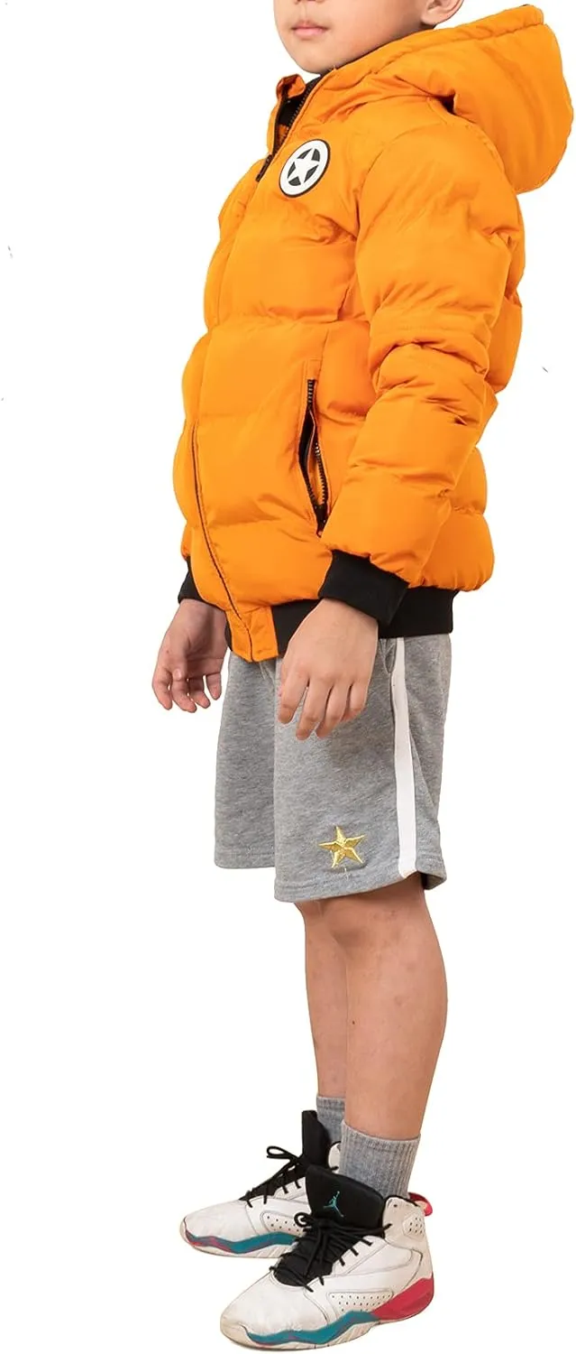 SNOW DREAMS Boys Spring Winter Coat Waterproof Puffer Fall Jacket Hooded Warm for Kids Outerwear Parka