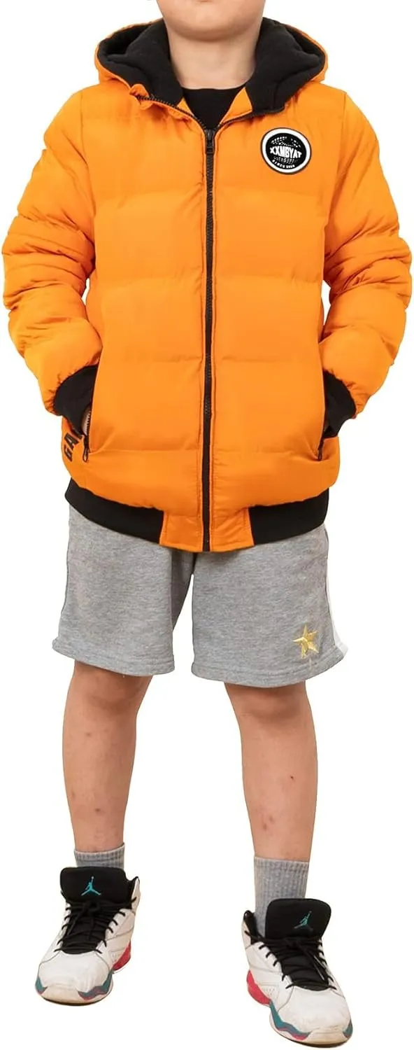 SNOW DREAMS Boys Spring Winter Coat Waterproof Puffer Fall Jacket Hooded Warm for Kids Outerwear Parka