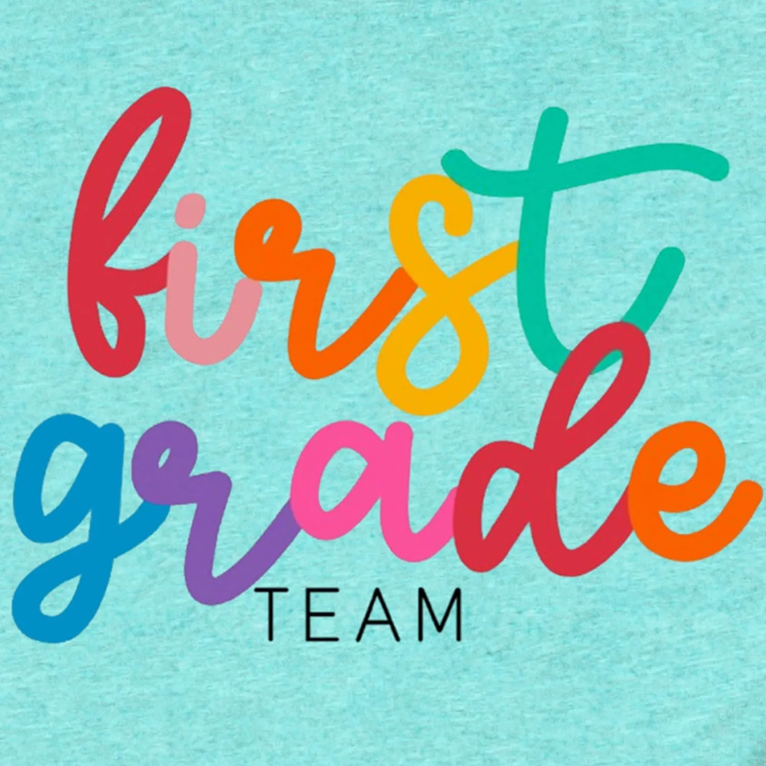 Womens Teacher Life Shirts First Grade Teacher Team T-Shirt 1st Grade Teacher Rainbow Tee Top