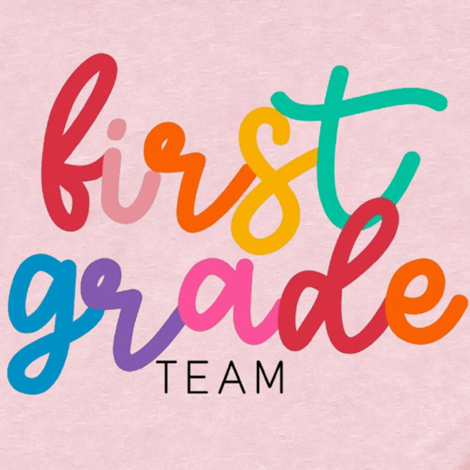Womens Teacher Life Shirts First Grade Teacher Team T-Shirt 1st Grade Teacher Rainbow Tee Top